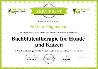 Zertifikat Bachblütentherapie